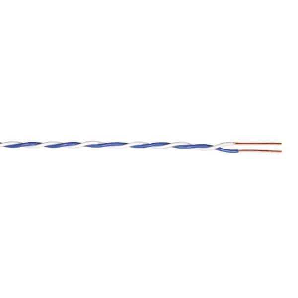 24-1P CROSS CONNECT WIRE SOL, BC SRPVC GR/WH STRIPED COLORS, 1000FT