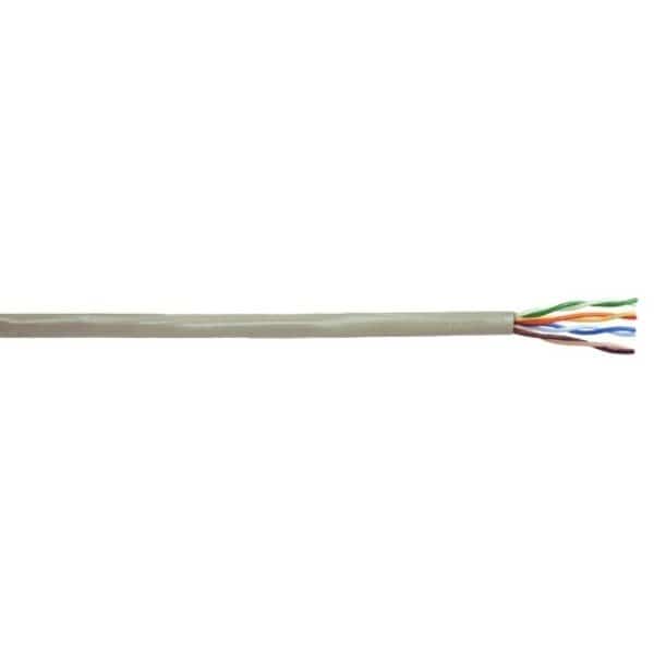 23-4P UTP-CMP SOL BC CAT6, FEP/FRPVC DATAGAIN, GREEN BOXES, 1000FT