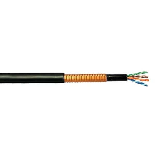 24-4P OUTSIDE PLANT CABLE STP, CAT 5E DBL JCKT FILLED CABL, 1000FT, Superior Essex, Mfr#: F-04P24BPD-5ES