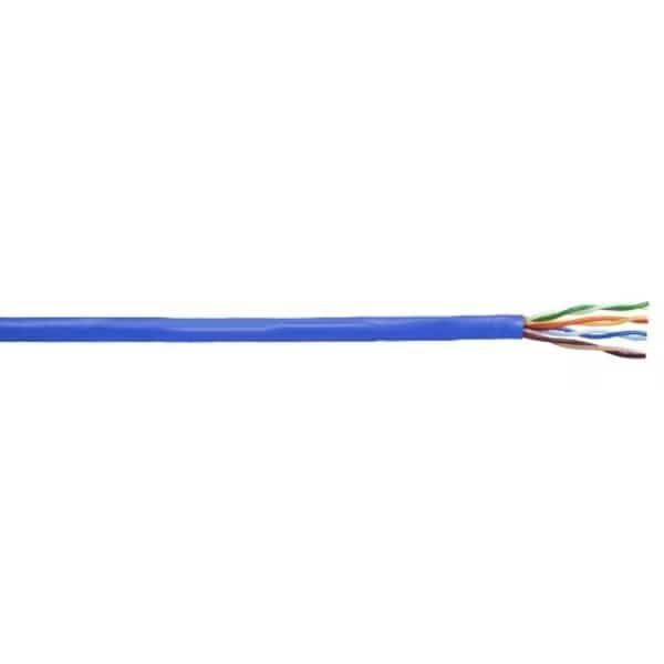 23-4P UTP-CMP SOL BC CAT6A, FEP/FRPVC 10GAIN, WHITE REEL, 1000FT