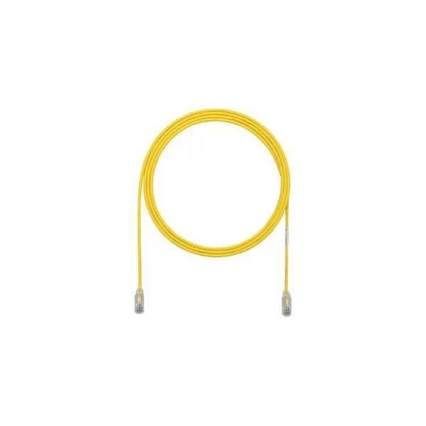 CBL ASSY MOD 28-4PR SOLID, CAT 6, SMALL DIAMETER, 3 FT, NON-INTEG YELLOW
