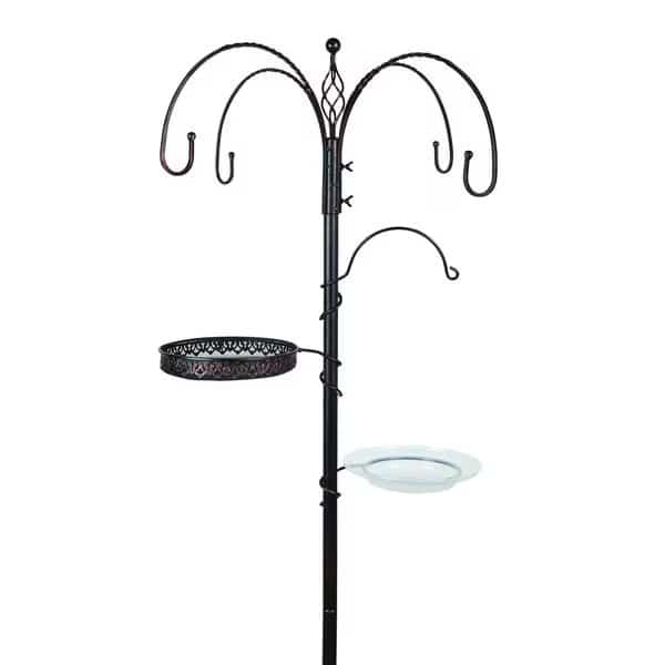 FEEDING STATION ANTIQUE BRONZE
