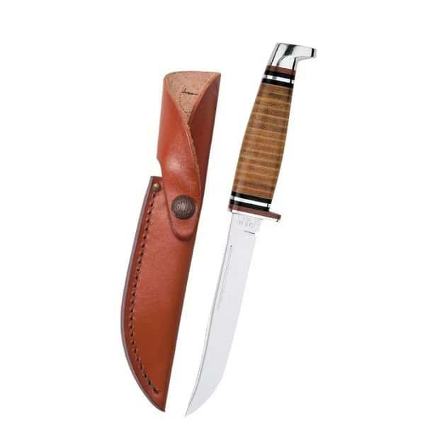 Knife, 5" Leather Hunter (316-5 Ss) W/Sh