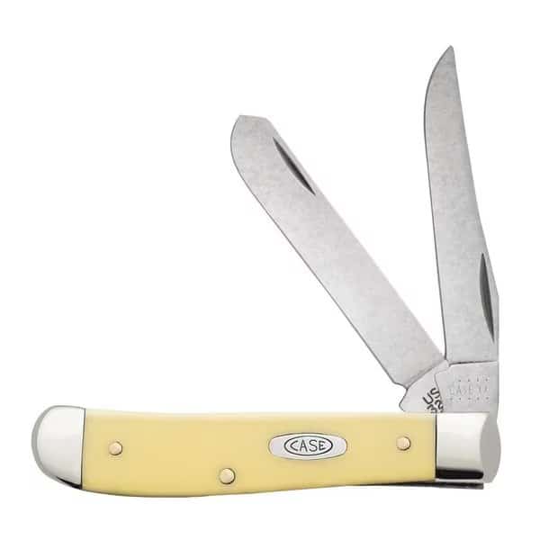 Knife, Yellow Ss Syn Mini Trapper