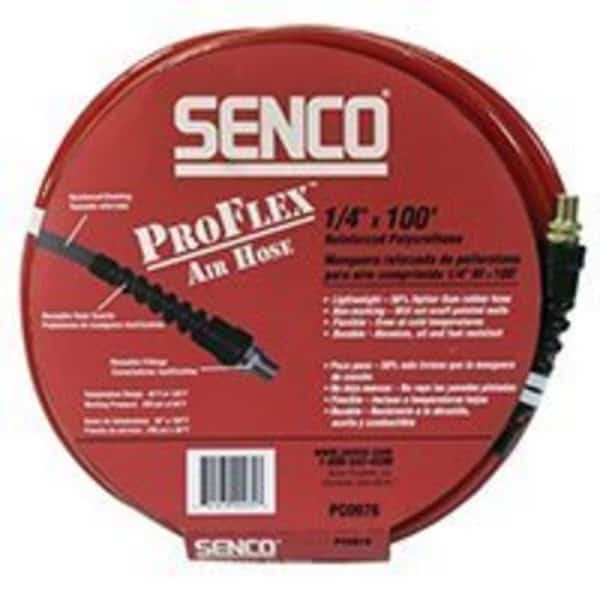 SENCO PC0978 Air Hose, 1/4 in OD, MPT, Polyurethane