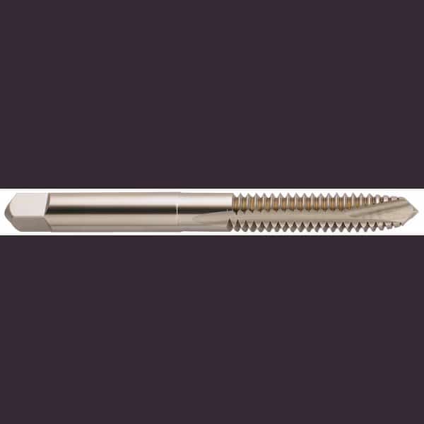 2 Flute Hss Spiral Pointed Plug Style Tin Coated Tap General Purpose