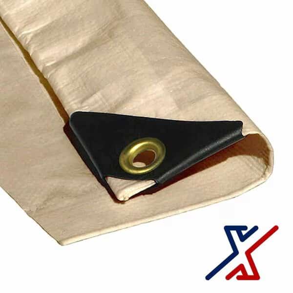 Heavy Duty Tarp, 20 ft x 40 ft, Desert, Polyethylene