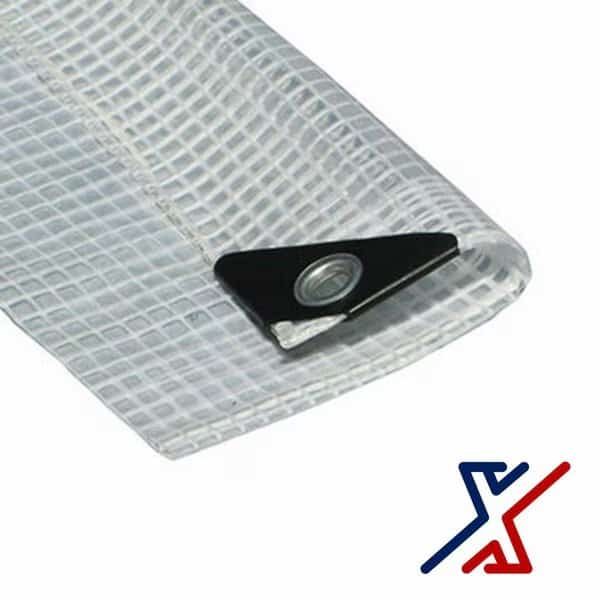 Heavy Duty Tarp, 6 ft x 20 ft, Clear