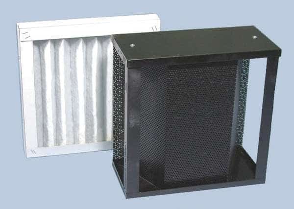 12x12x8 Pleated Air Filter, Carbon, MERV 7