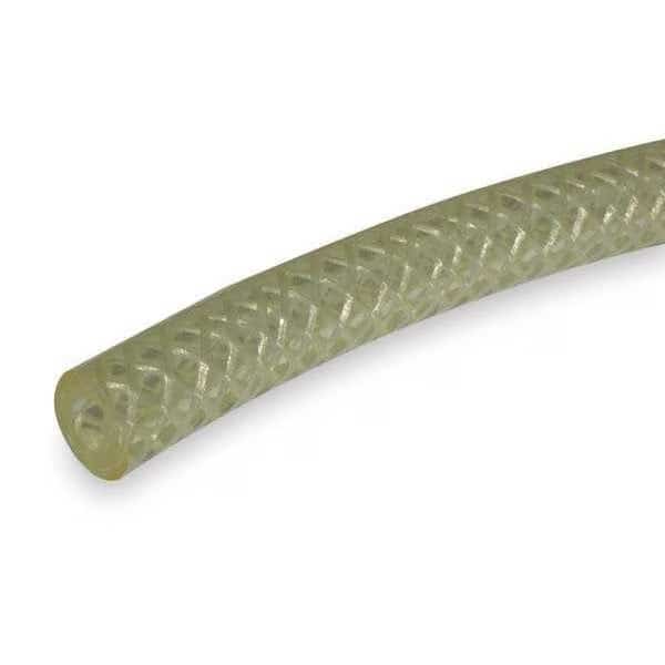 Tubing,Braided,Poly,5/8 In,Clear, Mfr#: AZY02046, TYGOTHANE