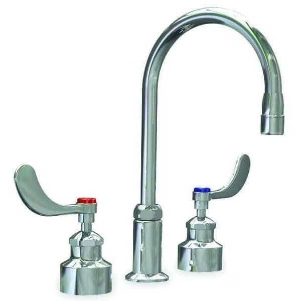 Manual 8" Mount, 3 Hole Laboratory Faucet, Chrome, WATERSAVER, Mfr# L2224