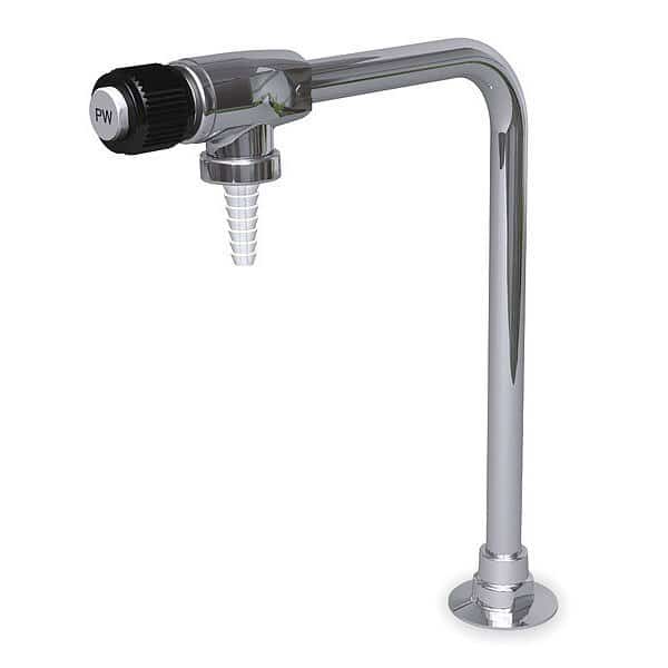 Manual Single Hole Mount, 1 Hole Laboratory Faucet, Polished Chrome Plated, WATERSAVER, Mfr# L7833