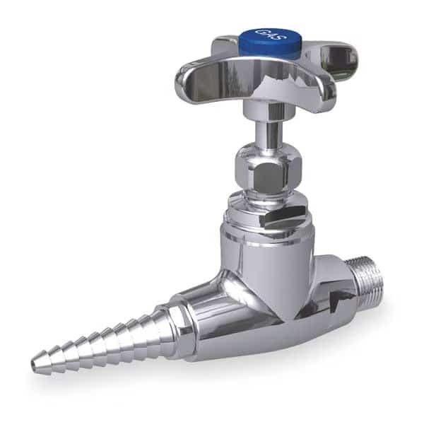 Needle Valve, Straight, Brass, 3/8 In., Watersaver, Mfr#: L2880
