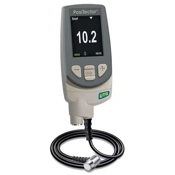 Ultrasonic Thickness Gage, 0.100 to 5 In