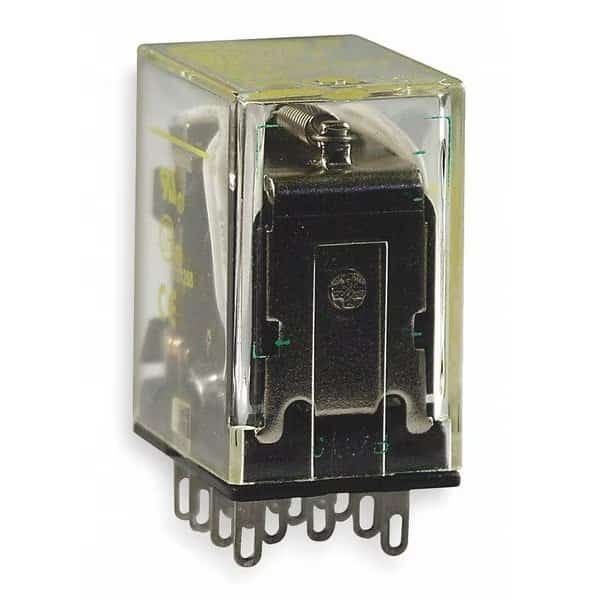 General Purpose Relay, 24V DC Coil Volts, Square, 14 Pin, 4PDT, SCHNEIDER ELECTRIC, Mfr# 8501RSD14P14V53