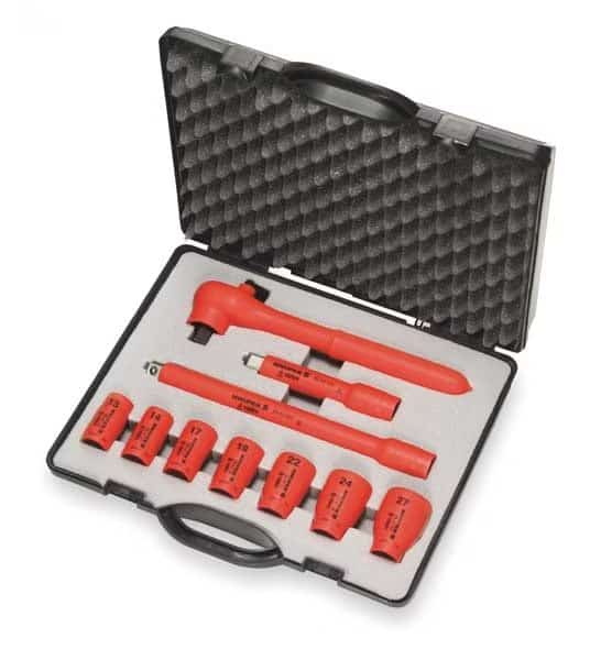 Insulated Socket Wrench Set, 10 pc.