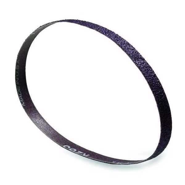 Sanding Belt, 3/8 in W, 13 in L, Coated, Zirconia Alumina, 40 Grit, Coarse, R283 Metalite, Brown
