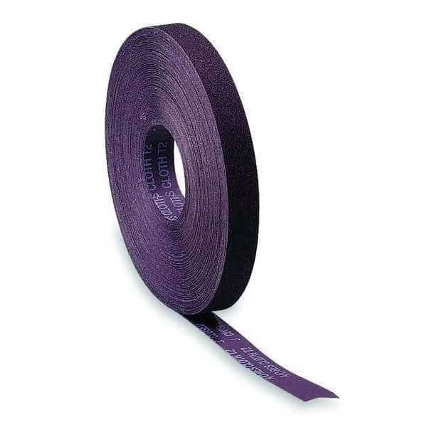 Abrasve Roll, 1-1/2"Wx150 ft.L, 240G, Brown