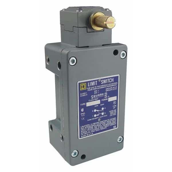 Hazardous Location Limit Switch, No Lever, Rotary, 2NC/2NO, SQUARE D, Mfr# 9007CR67T10