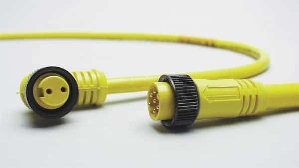 Cordset, 2 Pin, Receptacle, Female, BRAD HARRISON, Mfr# 102000A01F120