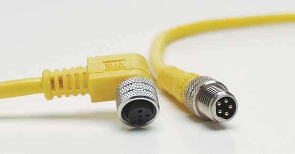Cordset, 3 Pin, Receptacle, Female