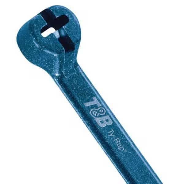 Cable Tie,3.6 in,Blue,PK100, Mfr#: TY523M-NDT, TY-RAP