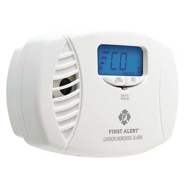 Carbon Monoxide Alarm, Electrochemical Sensor, 85 dB @ 10 ft Audible Alert, FIRST ALERT, Mfr# 1039746