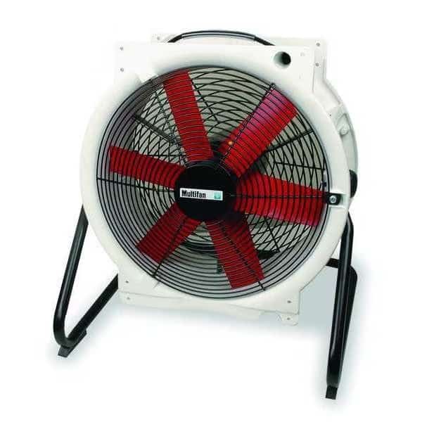 Air Circulator 20" Non-Oscillating, 120VAC, 4800 CFM, Multifan, Mfr#: B4E5003M11100P
