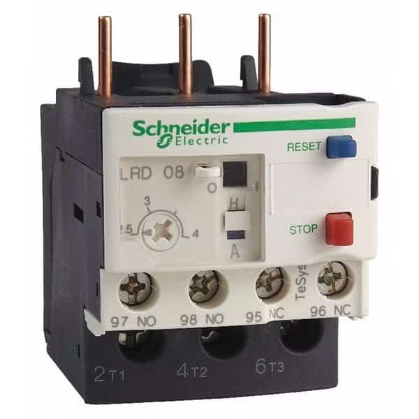 Overload Relay, 0.10 to 0.16A, 3P, Class 10, SCHNEIDER ELECTRIC, Mfr# LRD01
