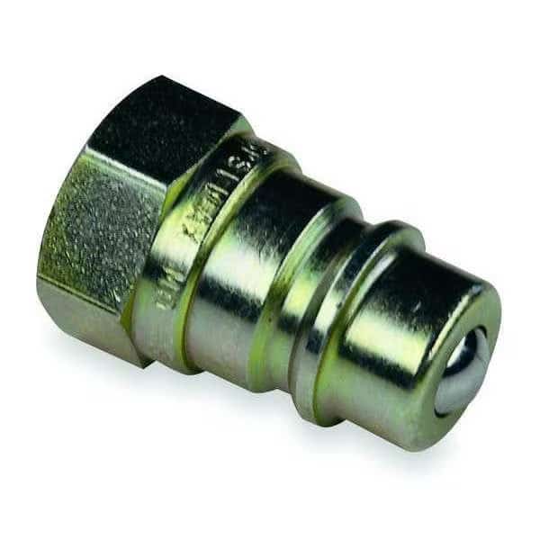 Hydraulic Quick Connect Hose Coupling, Steel Body, Sleeve Lock, 3/8"-18 Thread Size, S20 Series, Safeway Hydraulics, Mfr#: S41-3