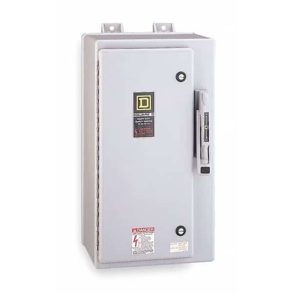 Nonfusible Safety Switch, Heavy Duty, 600V AC, 3PST, 200 A, NEMA 4X, SQUARE D, Mfr# HU364DF