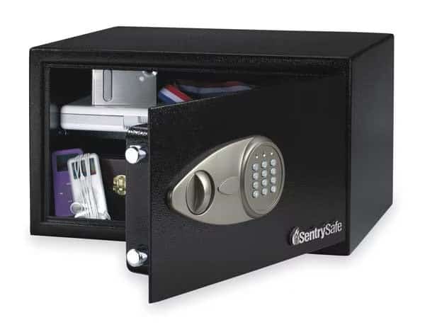Safe, 0.98 cu ft, 24 lb, Not Rated Fire Rating