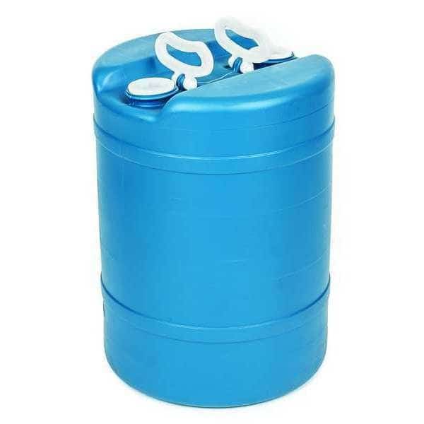 Closed Head Transport Drum, Polyethylene, 15 gal, Unlined, Blue