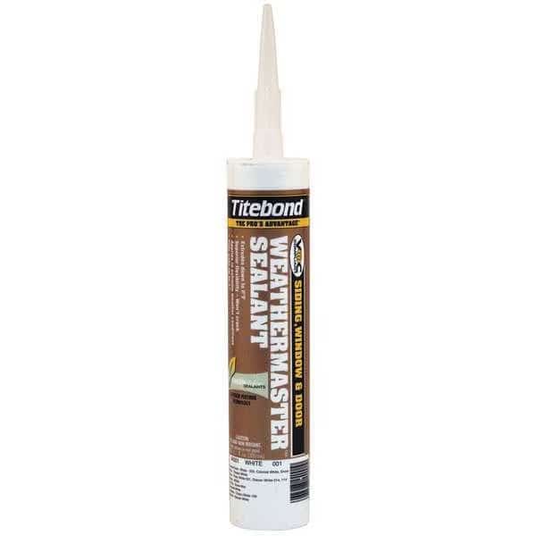 Polymer Sealant, 10 oz, Cartridge, White, Polymer Base, WeatherMaster