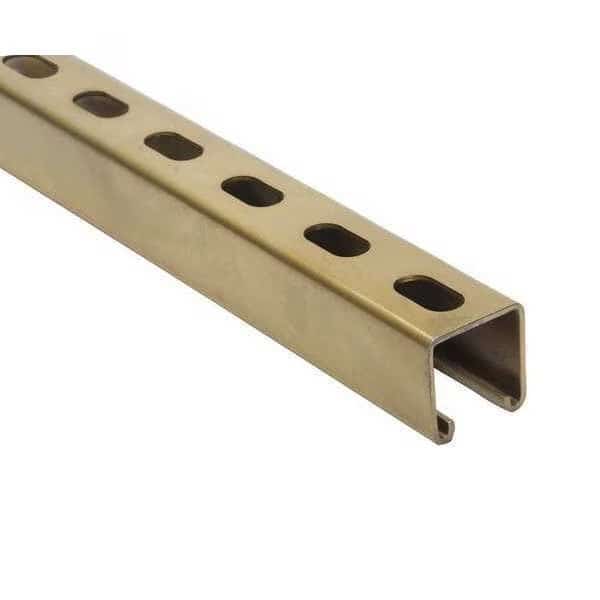Superstrut Channel, 1-5/8" W, 10 ft. L, Gold, EnjoyTool select, Mfr# FS-200SS GD 120.00