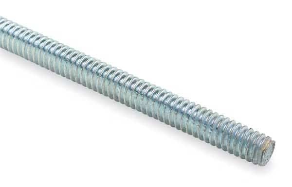 Threaded Rod, 3/8"-16, 12 ft, Stainless Steel, 18-8, Plain Finish