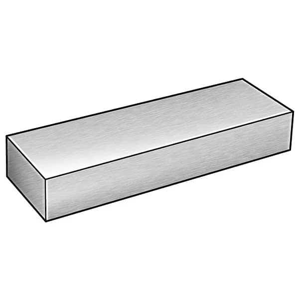Carbon Steel Square Bar, 4 ft L, 5/8 in W, EnjoyTool select, Mfr# 45s.625-48