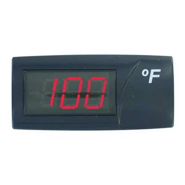Temperature/process indicator, Degrees C, PTC thermistor input, 230 VAC.