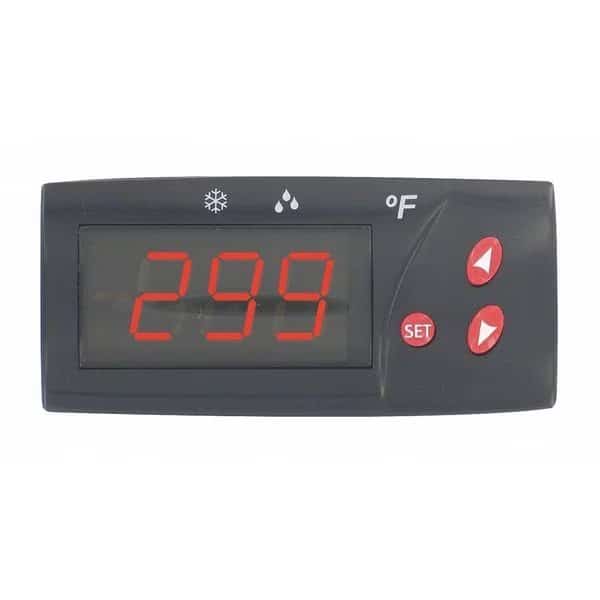 Digital temperature switch, 230 VAC, Degrees F display.