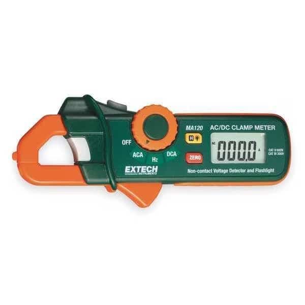 Digital Clamp Meter, Backlit LCD, 200 A, 0.7 in (18 mm) Jaw Capacity