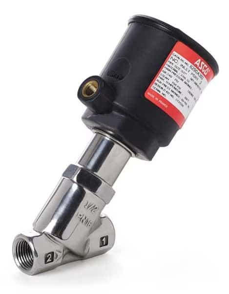 RedHat Angle Body Piston Valve, Bronze, NC, 1/2 In, ASCO, Mfr# 8290A384