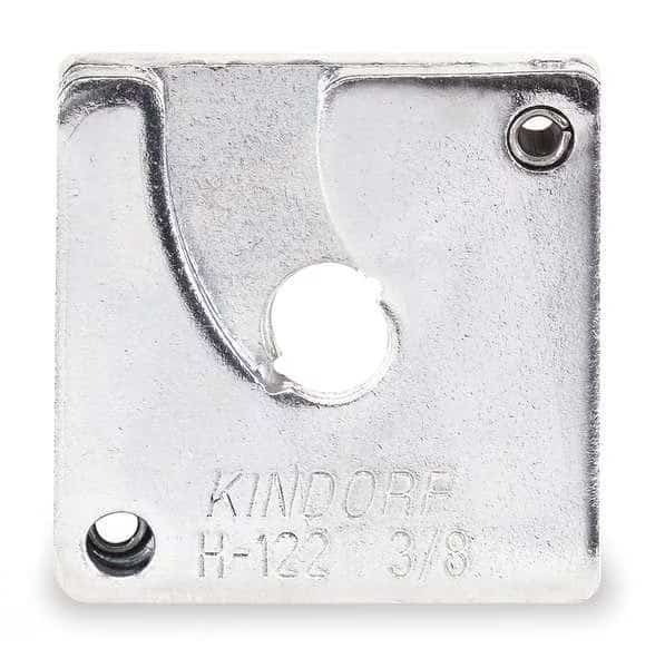 Channel Nut, 3/8 In, Silver, KINDORF, Mfr# H 122 3/8 EG