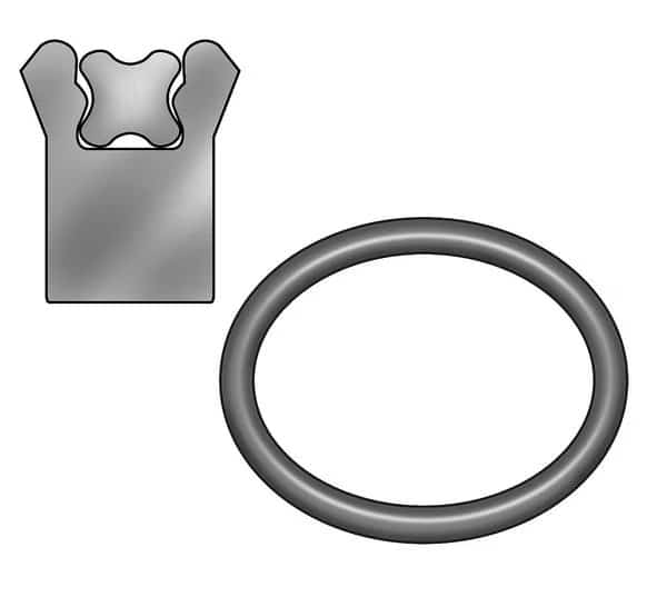 Rod Seal, 1 ID x 1 1/4 OD, 1/8 W, PK2