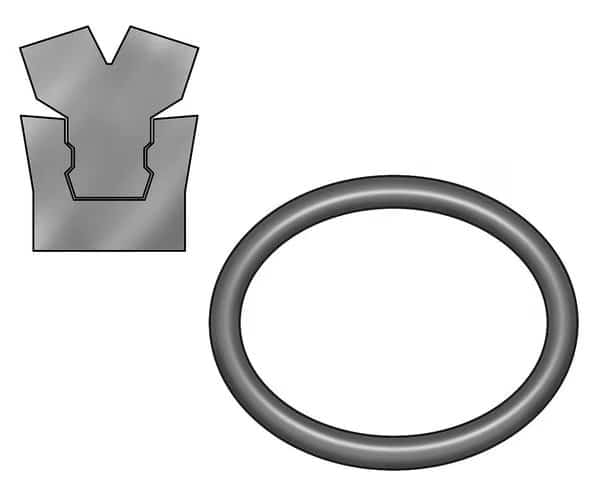 Rod Seal,Rod Dia. 2",Nitrile, Mfr#: 2HZR7, EnjoyTool select