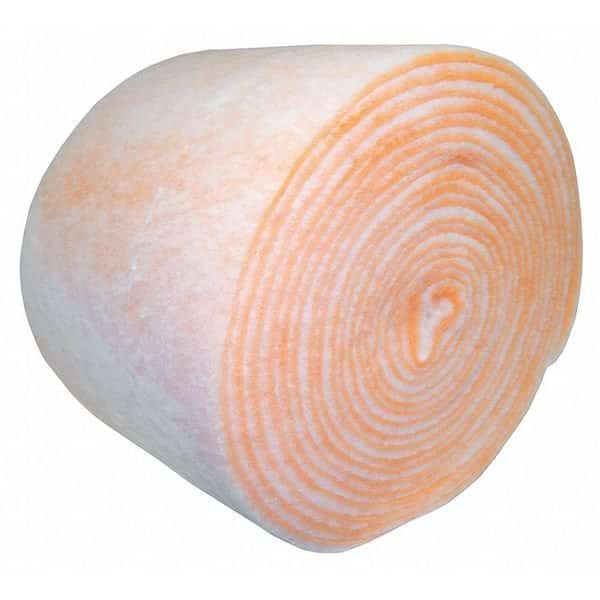 48 in x 90 ft x 1 in Polyester Air Filter Roll, MERV 8, Orange/White (Formerly Air Handler)