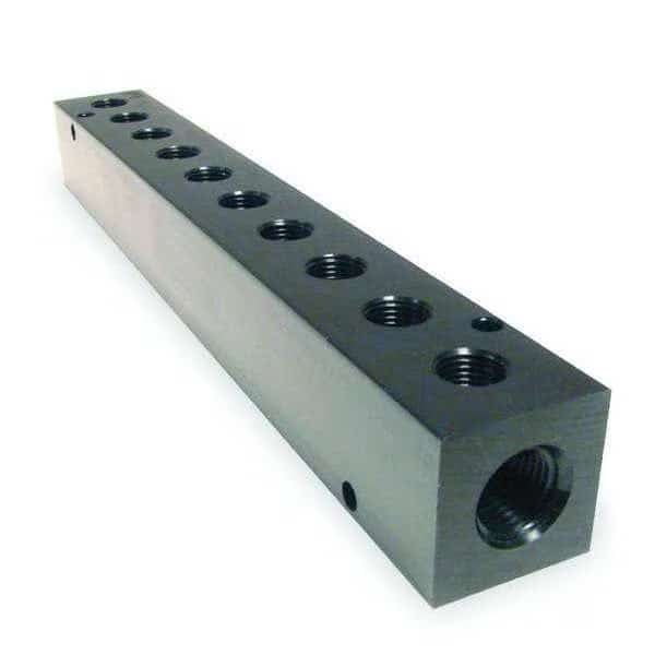Manifold, Metal, NPT, 13-5/8 In. L