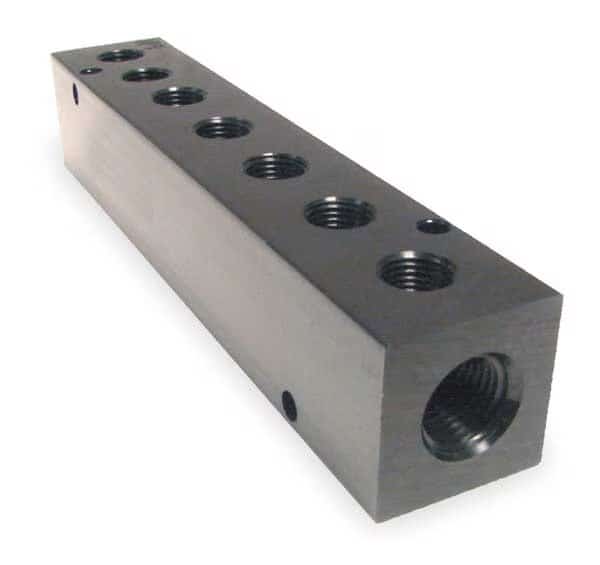 Manifold, Metal, NPT, 6-1/2 In. L