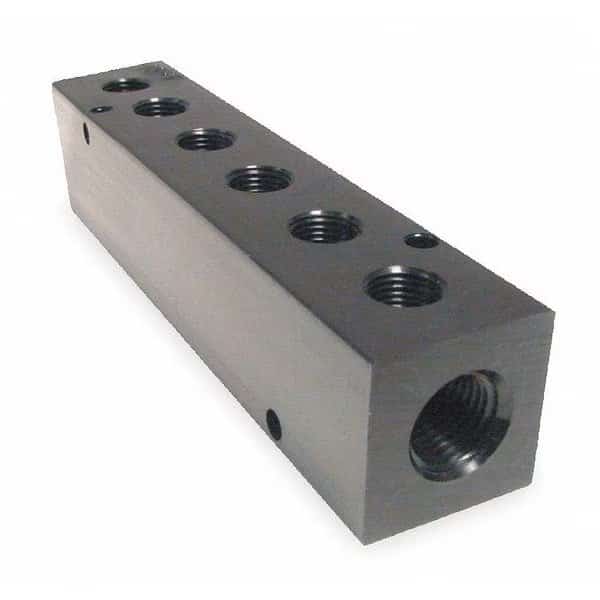 Manifold, Metal, NPT, 6-3/4 In. L