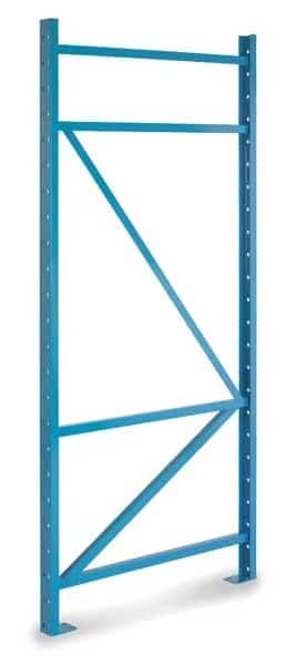 Upright Frame Pallet Rack 48"D x 96"H, Blue