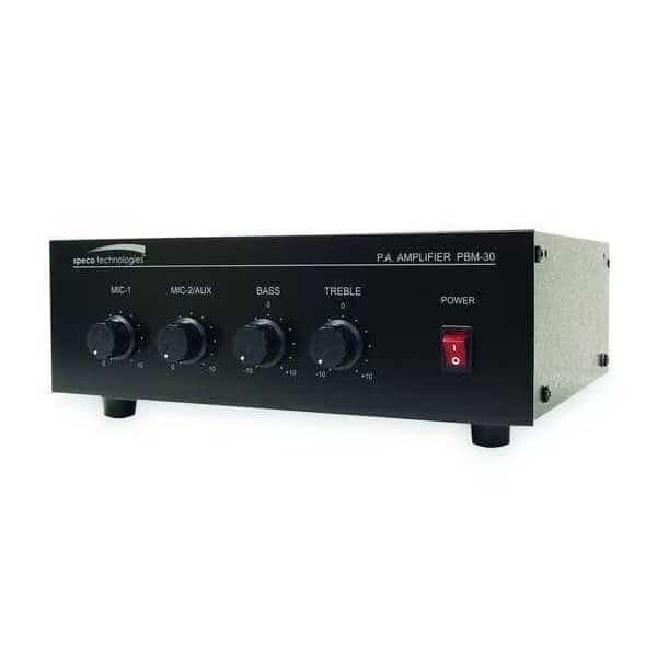 Amplifier,30W,Contractor, Mfr#: PBM30, SPECO TECHNOLOGIES